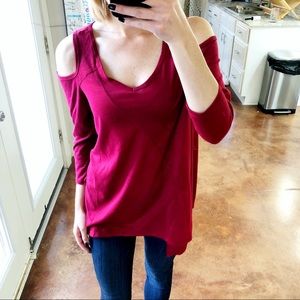 ✨NWOT French Laundry Cold Shoulder Blouse